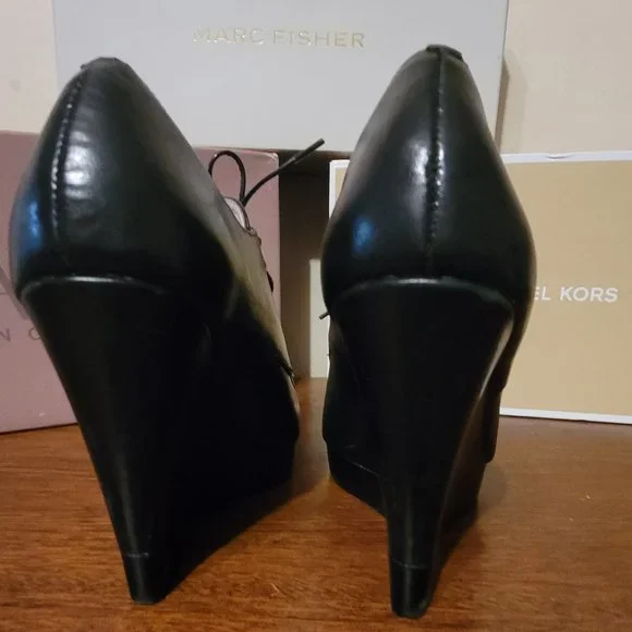 KORS Michael Kors leather wedges - Picture 4 of 12